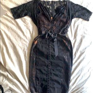 Anthropologie size small classic lace dress